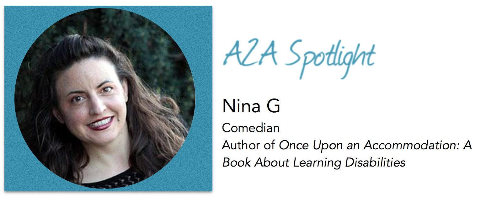 Spotlight – Stuttering Comedian Nina G Turns Her Adversity Into a “Laughing” Matter