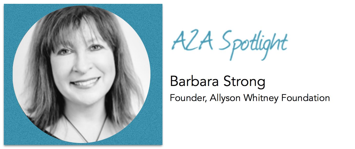 Spotlight – In Honor of Her Daughter, Barbara Strong Helps Young Adults With Rare Cancers 
